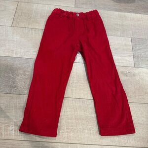 JBAILEY Childrens Corduroy Pants 4T Elastic Waistband & Button Closure